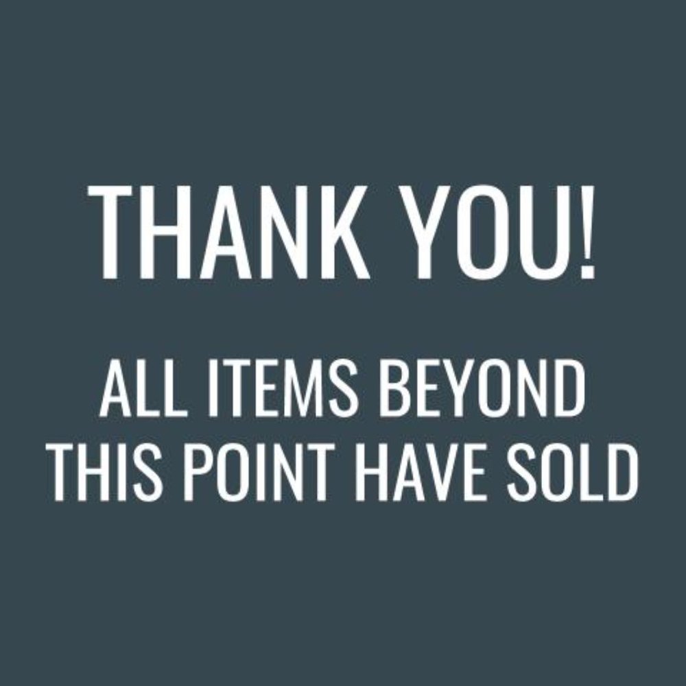 Thanks for being great buyers!